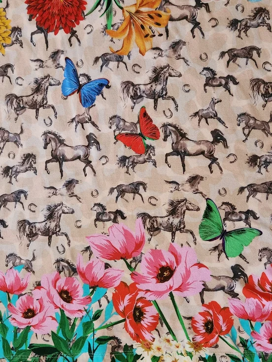 The Janie Lace Garden Favorite Short Sleeve V‑Neck Swing Tee Size XXL - Picture 9 of 14